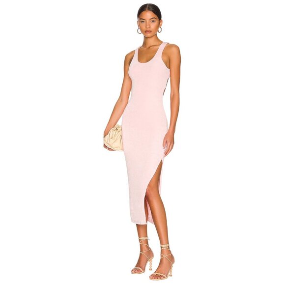 superdown Marissa Midi Dress in Baby Pink XSmall New Womens Long - Picture 1 of 11